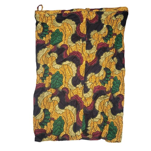 Vintage African Print Maxi Dress & Skirt Set - The African Village - M - 100% Co - Picture 4 of 6